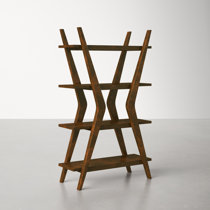 Woodcrest etagere best sale bookcase